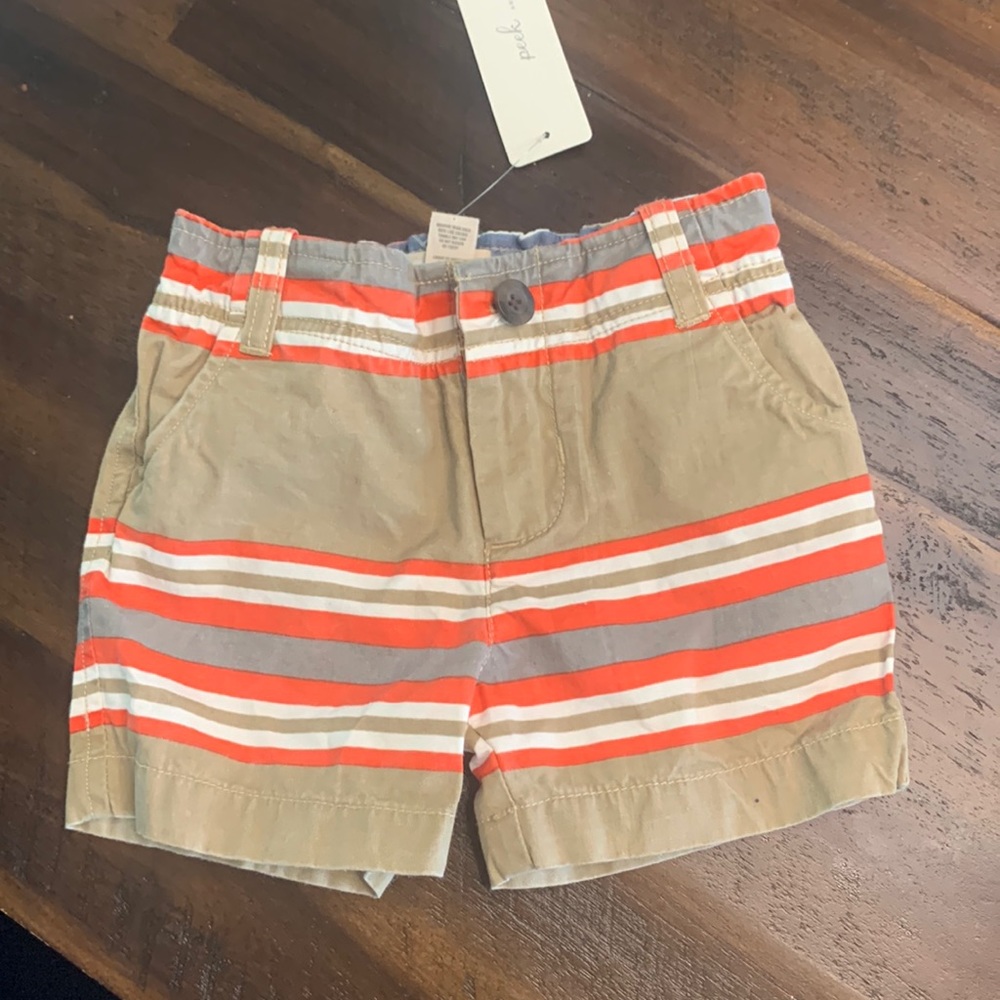 Peek Baby Cotton Striped Shorts